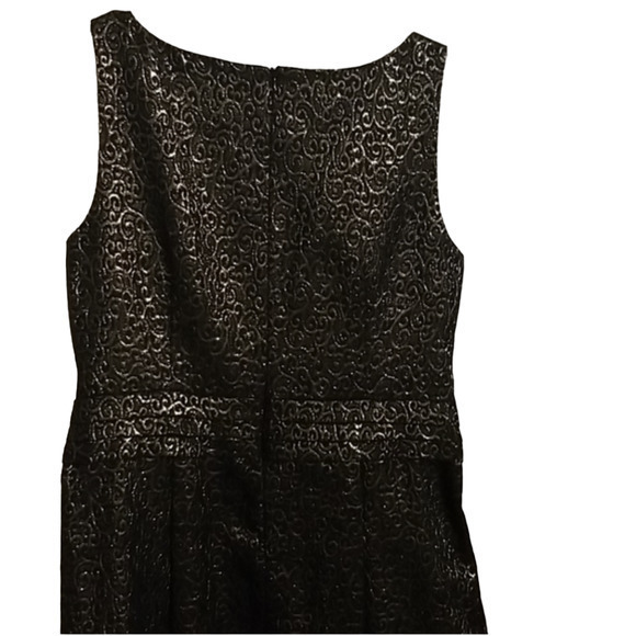 New Without Tags Taylor Metallic Gold Black Cocktail Dress Womens Size 12 - Picture 4 of 9